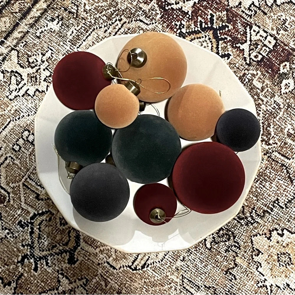 Set of 11 Velvet Christmas Ornaments - Threshold™ designed with Studio McGee